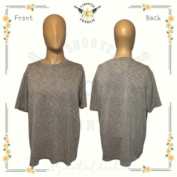 Tasso Elba Island T-shirt Mens Size Large Gray Super Soft w/ UPF Sun Protection - Picture 1 of 6